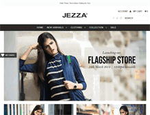 Tablet Screenshot of jezzafashion.com